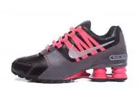 alabama nike air shox pu running chaussures black gray pink